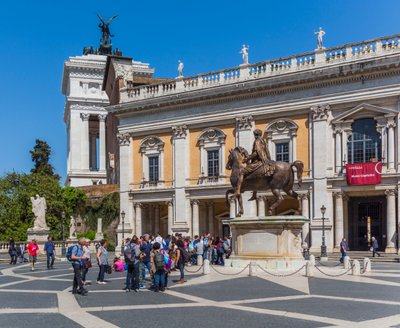 Roma, Italia. Piazza del Campidoglio. de Unbekannt Unbekannt